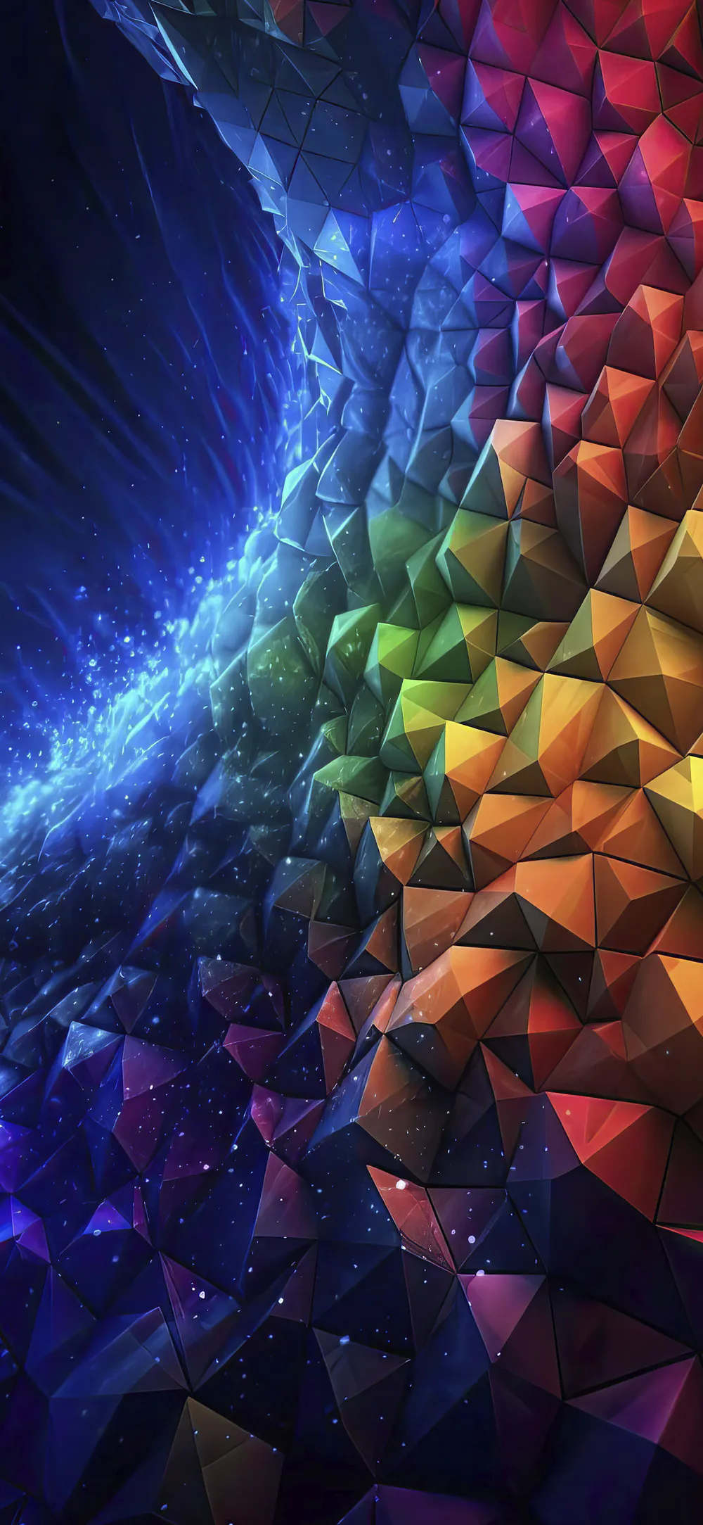 Wallpaper Rainbow background 1080x1920
