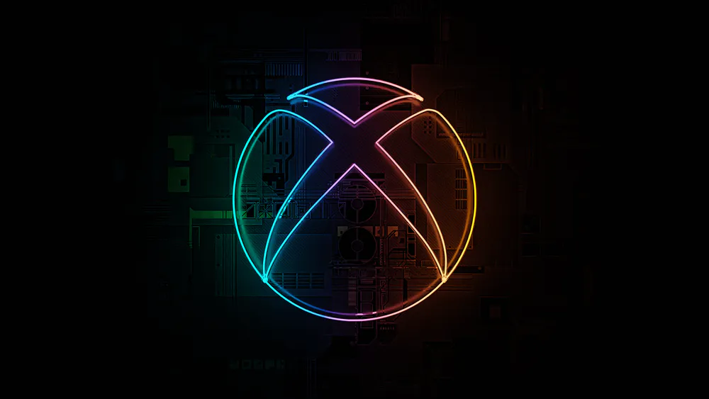 Wallpaper Neon Xbox 3440x1440