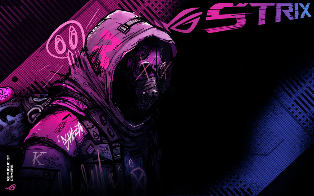 Обои ASUS ROG Strix Illustration 1920x1080