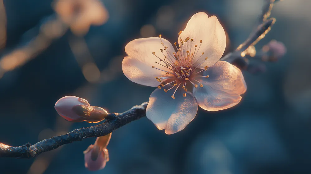 Wallpaper Cherry blossom 3440x1440