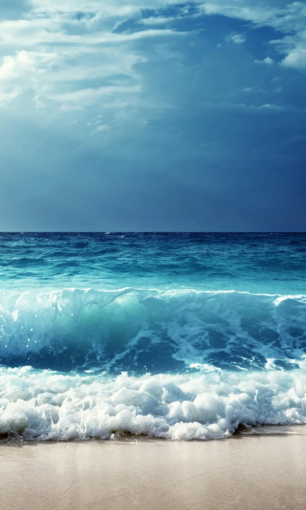 Wallpaper Sea waves 828x1792