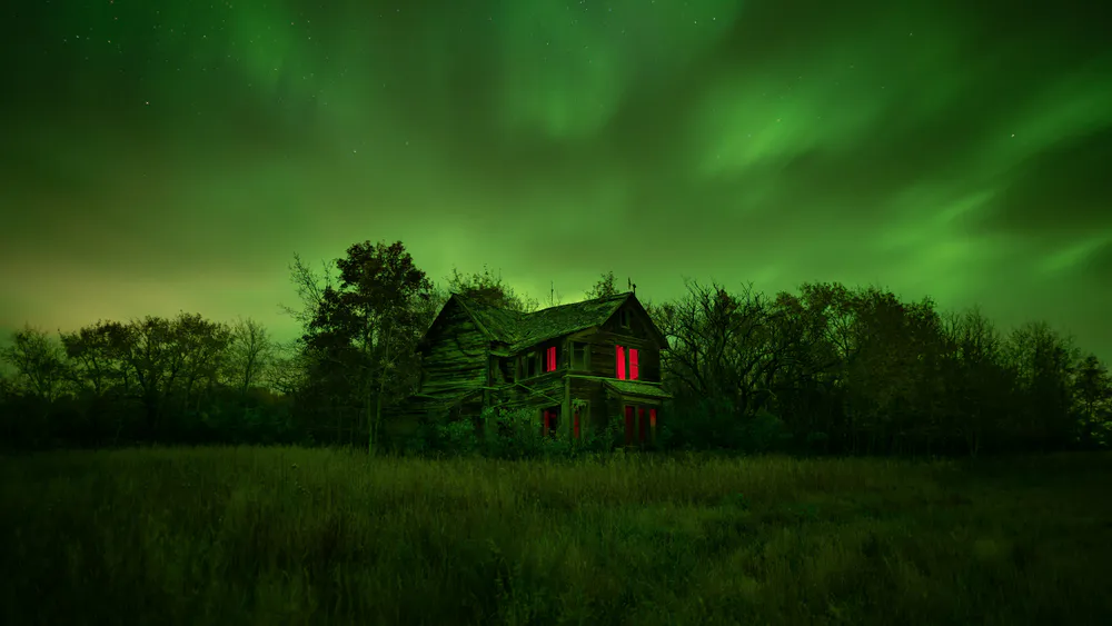 Wallpaper Abandoned house 2560x1440
