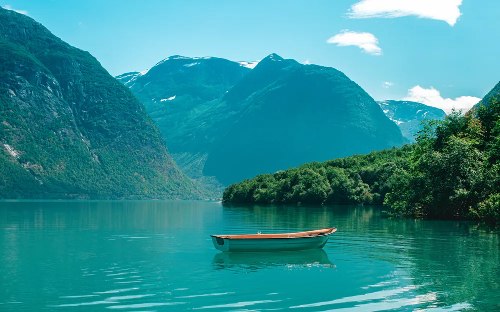 Wallpaper Lake in the mountains 1280x1024