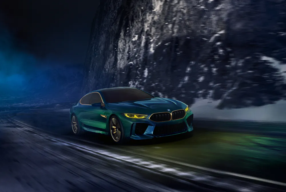Шпалери BMW M8 Gran Coupe Concept 1080x1920