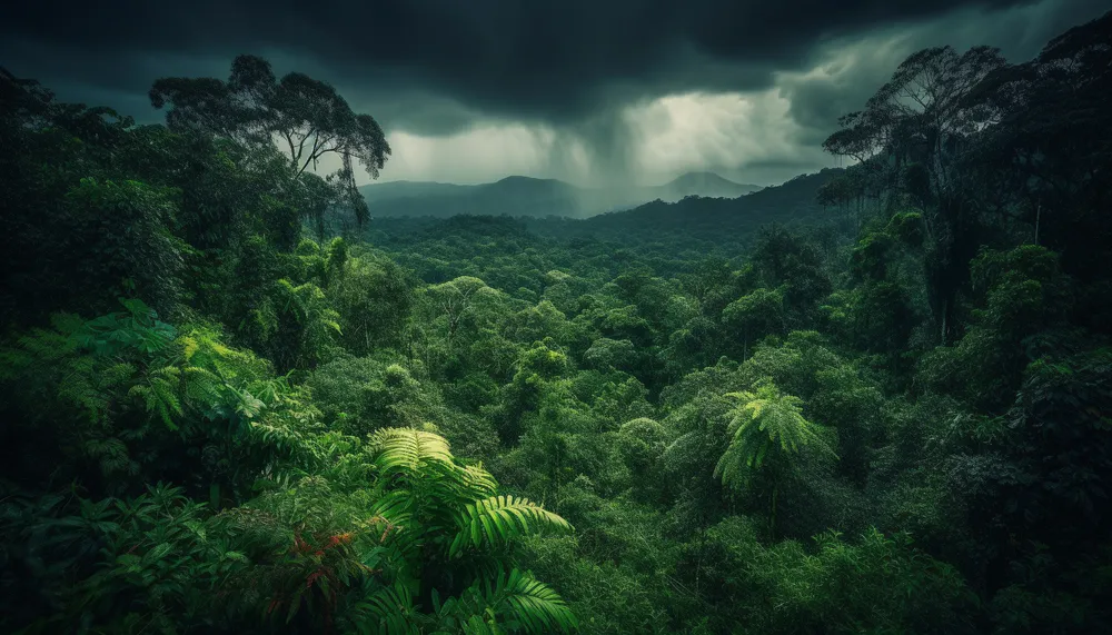 Wallpaper Rain-forest 3440x1440