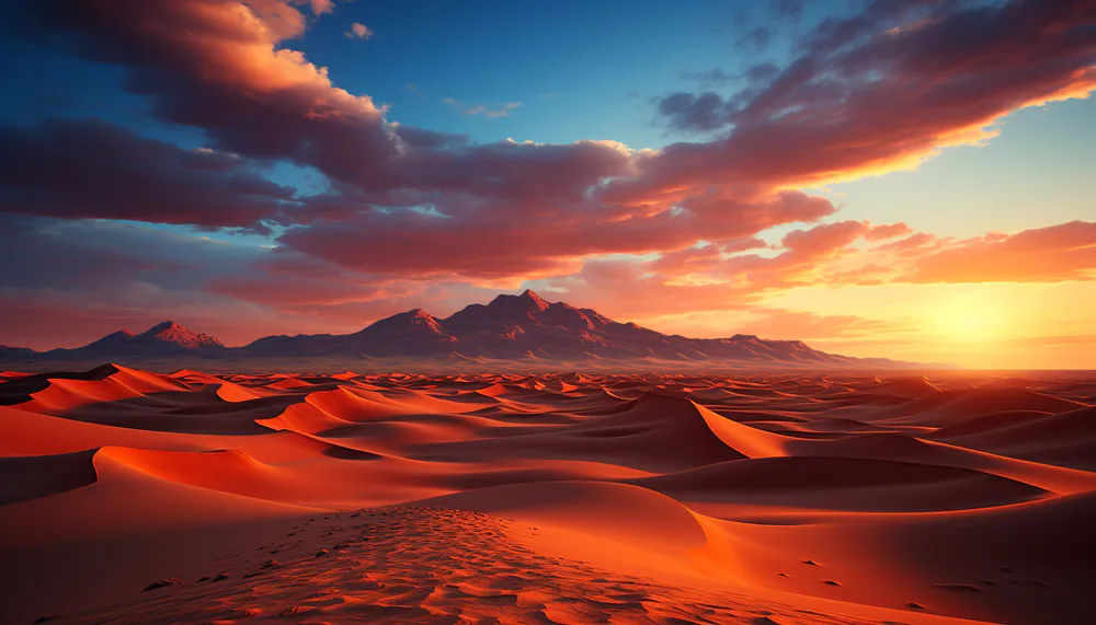 Wallpaper Mountains with desert 1080x1920