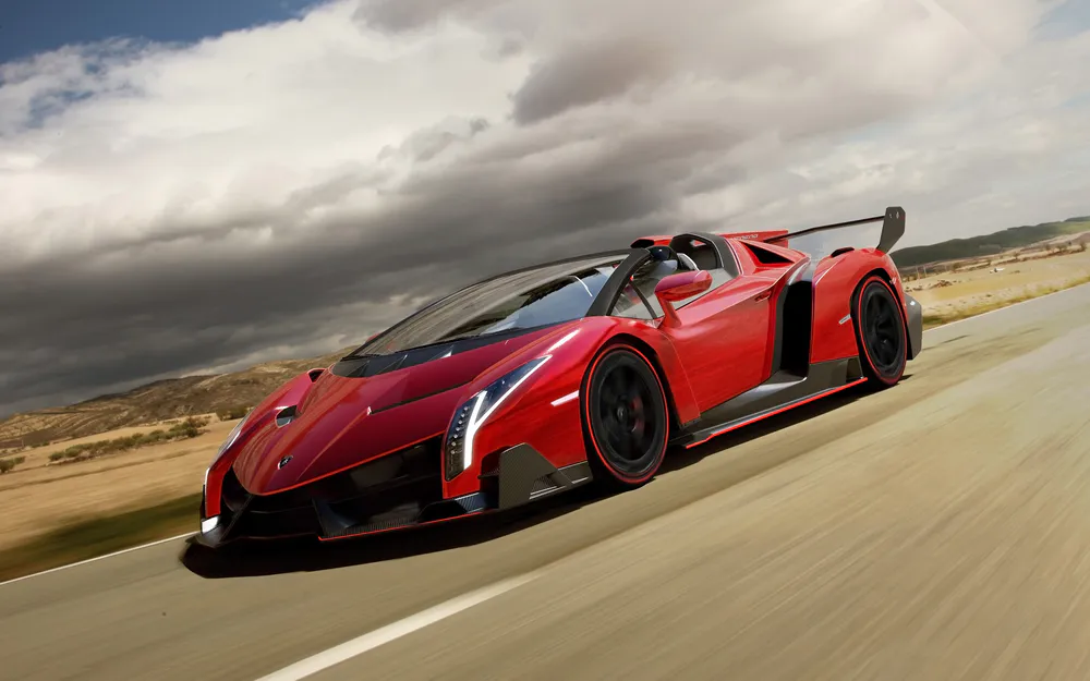 Обои Lamborghini Veneno Roadster 1280x720