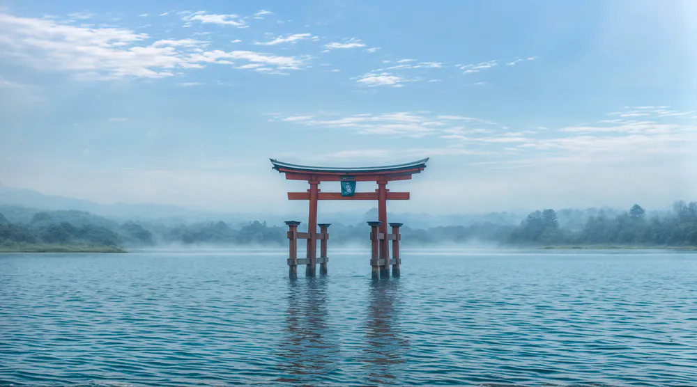 Wallpaper Temple of Itsukushima 1024x768