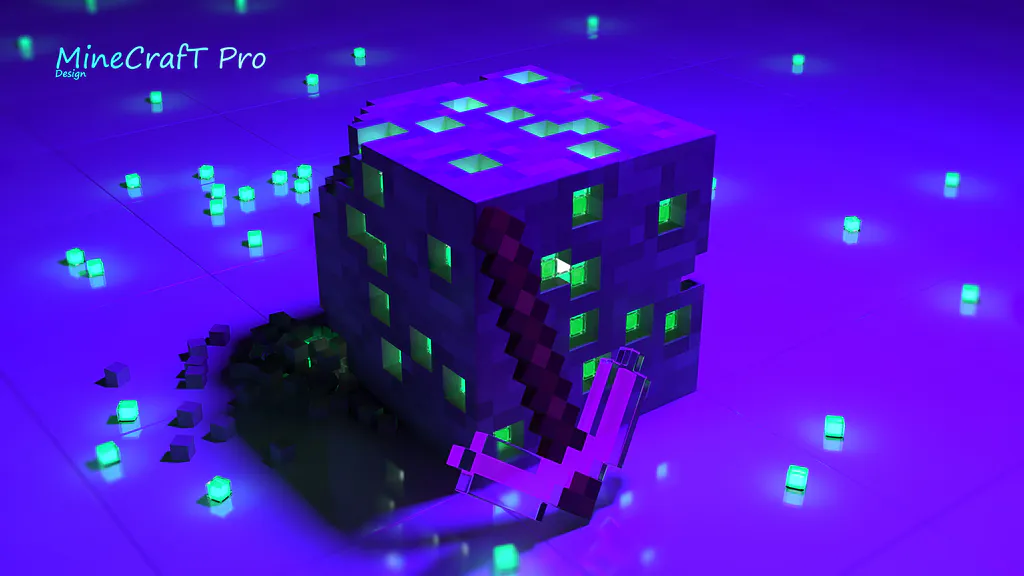 Обои на рабочий стол: Minecraft Perfect Emerald