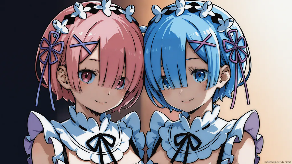 Desktop wallpaper: Rem and frames