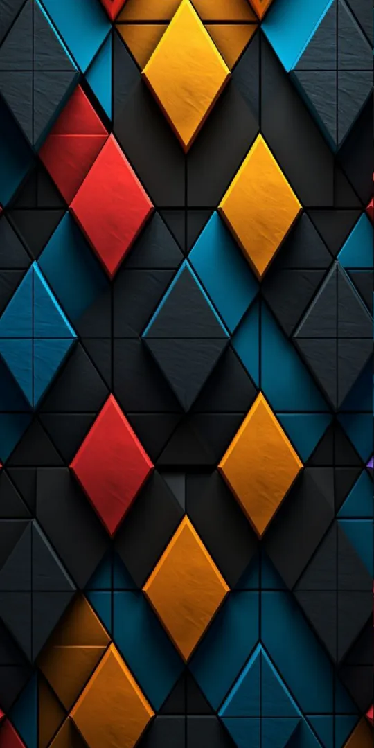 Phone wallpaper: Abstraction of the rhombus