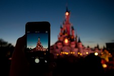 Disneyland Castle Apple Photo